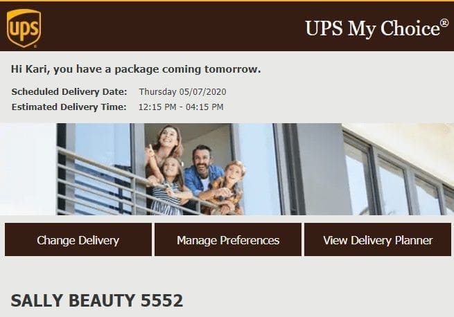 Sally Beauty Delivery Screenshot