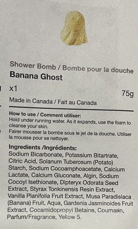 Banana Ghost Shower Bomb